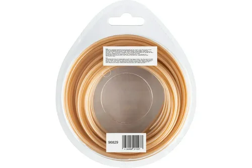 Леска триммерная DENZEL армированная алюминием 2,0х15м, круг