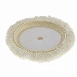 Насадка полировальная  MATRIX с липучкой, 180мм плетеная шерстяная нить