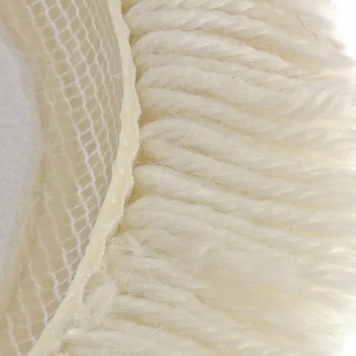 Насадка полировальная  MATRIX с липучкой, 180мм плетеная шерстяная нить