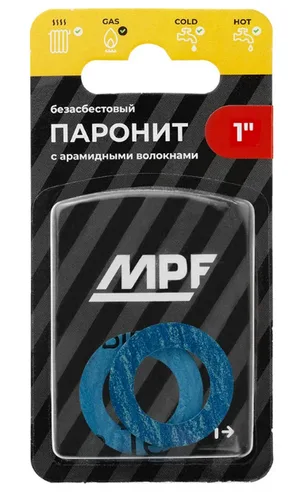 Прокладка паронитовая безасбестовая MPF 1" (2 шт.), МР
