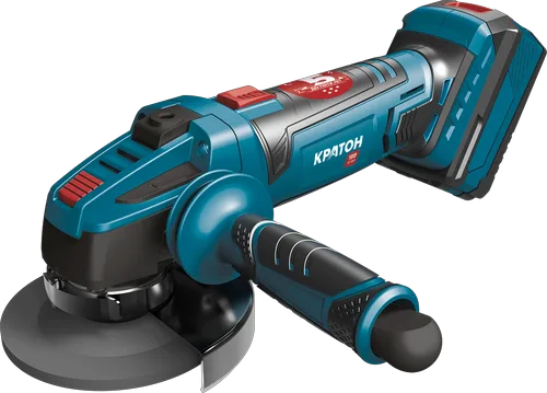 Машина шлифовальная аккумуляторная КРАТОН AG18DC-125-OFA SET (АКБ 4,0А•ч; ЗУ)