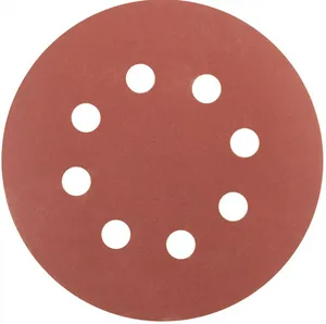 Круг абразивный FIT алюминий-оксидные под "липучку" перфорированный , P 320, 125 мм 1шт(5в уп) 