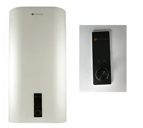 Водонагреватель SANTERMO SC 80, накопительный, верт/гор, нерж, 80л, 2000Вт
