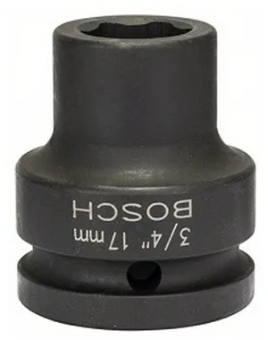 Головка BOSCH, торцевая, 17мм, 3/4"