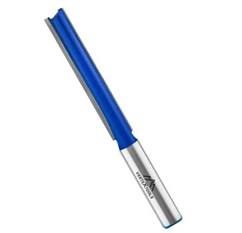 Фреза VERTEX пазовая прямая с двойным лезвием, х-к 2 мм, d-12 мм, h-76.2 мм, l-119.2 мм