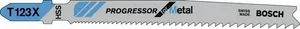 Пилка для лобз BOSCH 100 T 123 Х, HSS   упак