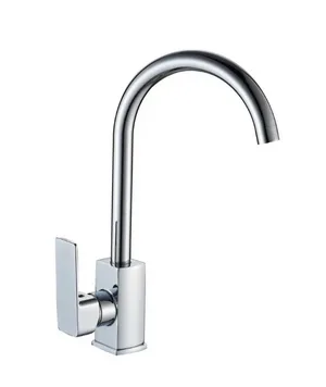 Смеситель GOTA ROCIO G012310 Vigo д/кухни с высоким изливом, креп. гайка, латунный сердечник