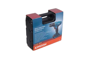 Дрель-шуруповерт аккумуляторная Кратон CD-18-Li-1,5