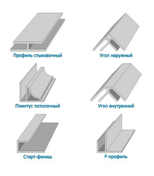 Профиль стартовый для панелей ПВХ 8мм белый 3м РР 1.4
