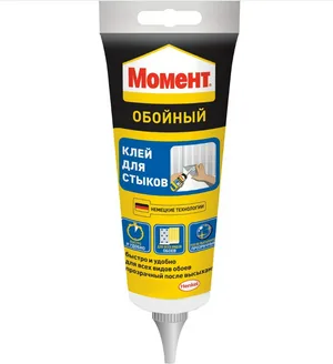 Клей обойный Момент для стыков и подклейки обоев, туба 120г