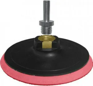Тарелка опорная для дрели и УШМ  FIT, с липучкой, для дрели, переходник  125мм, М14