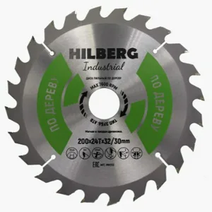 Диск пильный по дереву Hilberg Industrial HW203 200*32*24Т