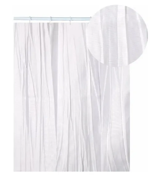 Штора для ванной комнаты SV-CRK-001-13-0814 Tafta crash (белая) 1,8*2,0м