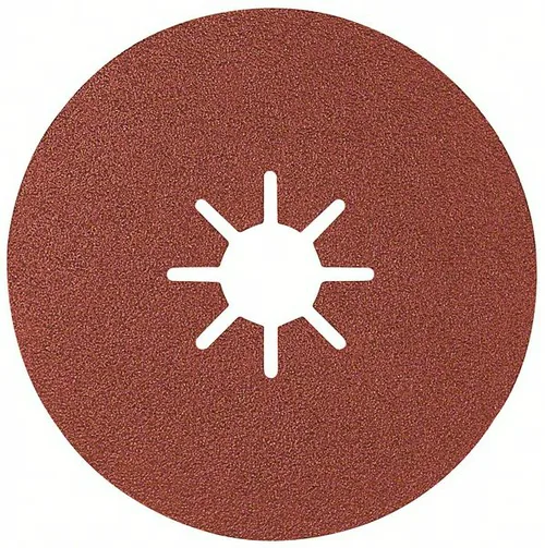 Круг шлифовальный фибр BOSCH, 180мм, К100, метал   упак