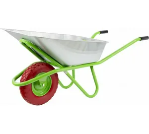 Тачка садово-строительная СИБРТЕХ, г/п 180 кг, объем 90 л, с PU колесом