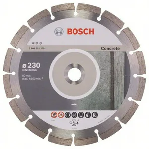 Диск алмазный BOSCH, 230x22,23мм, PF Concrete, бетон
