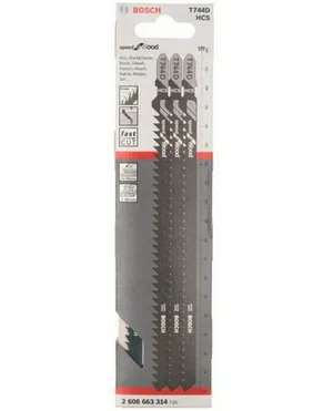 Пилка для лобз BOSCH 3 Т 744 D, HCS