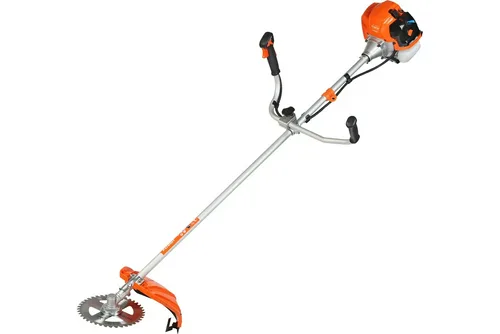 Триммер бензиновый PATRIOT PT 555 XT, 2100 Вт, диск  нож, леска, состоит из 2 частей