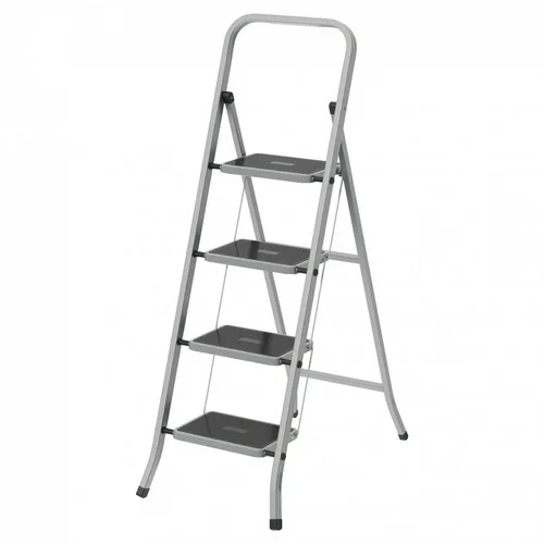 Стремянка стальная СИБРТЕХ с полимерным покрытием, 4 ступени