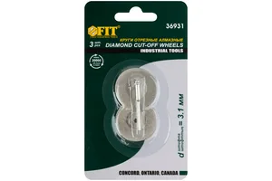 Круги с алмазным напылением (30 мм; 3 мм; 2 шт.) FIT для гравера