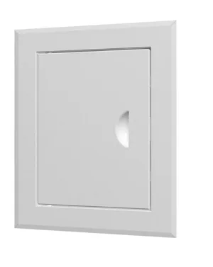 Люк дверца ревизионная 260х260 с фланцем 200х200 с ручкой стальная ЭРА