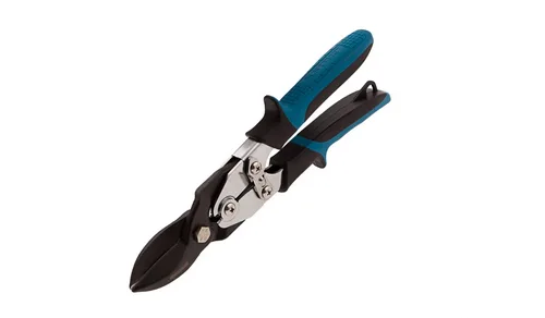 Ножницы по металлу Gross,усиленные,255 мм,прямой рез,сталь-СrMo,двухкомпонентные рукоятки