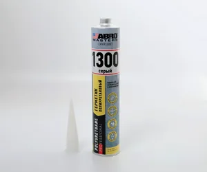 Герметик полиуретановый ABRO MASTERS (серый) 310 мл