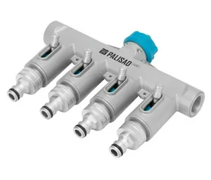 Распределитель PALISAD LUXE 4-х канальный с внутренней резьбой 3/4", алюминий