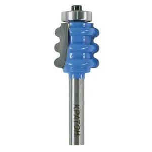 Фреза кромочная фигурная с подшипником Кратон Ø23,8х30,2 мм R4,0 мм, хв. 8 мм