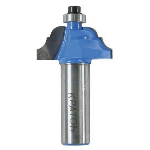 Фреза кромочная калевочная с подшипником Кратон Ø28,0х19,0 мм R4,8 мм, хв.12 мм