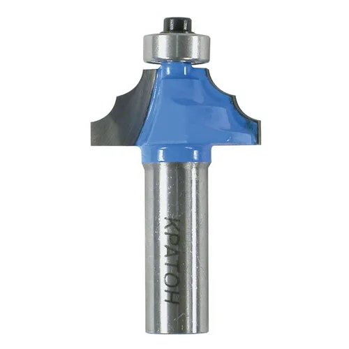 Фреза кромочная калевочная с подшипником Кратон Ø32,0х14,3 мм R4,8 мм, хв.12 мм