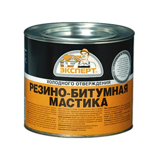 Мастика Эксперт, резино-битумная, 1,8кг