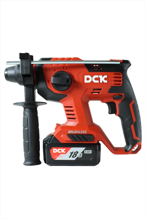 Перфоратор аккумуляторный бесщеточный DCK KDZC22, 18В. 2,1 Дж, 2*5А/ч