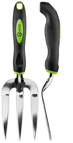 Вилка посадочная ЦИ 0456-3 двухкомп. ручка, нерж.покрытие