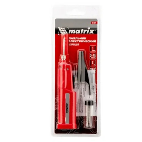 Паяльник MATRIX, беспроводной 4.5 В, 8 Вт, 350°С, припой 10г., работа от эл.питания 3хАА
