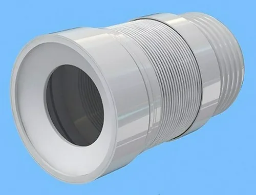 Слив для унитаза Ани гофриованный, выпуск 110мм, L 200-360 мм