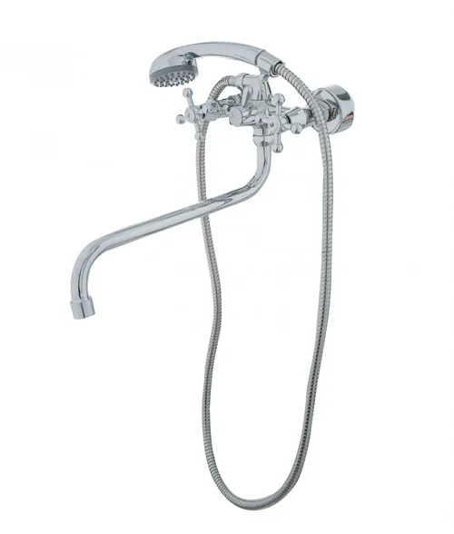 Смеситель для ванны ЭКОНОМ 209, двухвентильный, излив 30 см