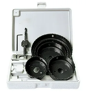 Набор пил кольцевых  по дереву MATRIX, 64-127мм х 28мм, 5шт (дерево, фанера, ДСП, гипсокартон)