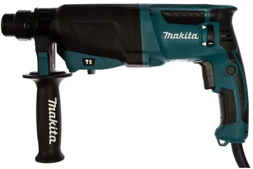 Перфоратор MAKITA HR 2630 SDS+,800Вт,3реж,2.9Дж,0-4600у\м,2.9кг,чем