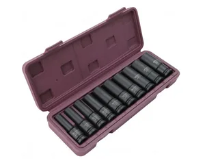 Набор головок торцевых Thorvik ударных 1/2"DR, 10-32 мм,  15 пр