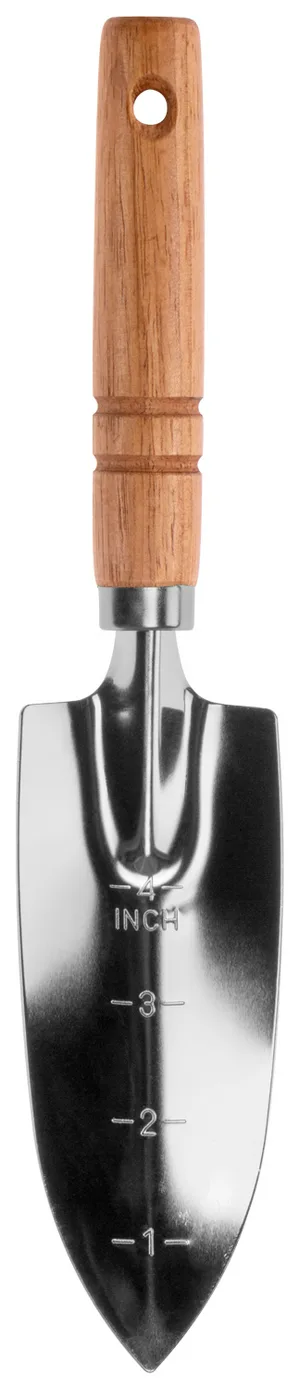 Совок посадочный ЦИ 0532-5 дер. ручка, нерж.покрытие, шкала, узкий