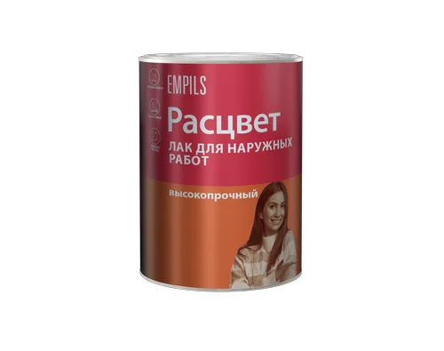 Лак алкид Расцвет, прозрач, глянц, для наруж работ, 1,9кг