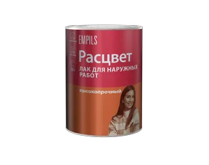 Лак алкид Расцвет, прозрач, глянц, для наруж работ, 1,9кг