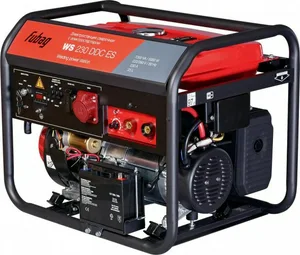 Генератор бензиновый сварочный FUBAG WS 230 DDC ES , 220В/380В, 5 кВт/6кВА, бензин