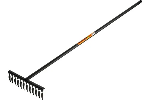 Грабли витые AMIGO с черенком, 12 зубьев