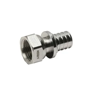 Муфта аксиальная I-TECH с накидной гайкой, 20х1/2"(ВР), латунь хром