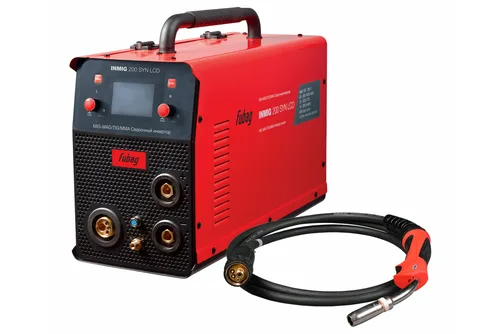 Полуавтомат сварочный FUBAG INMIG 200 SYN LCD с горелкой FB 250, 3 м