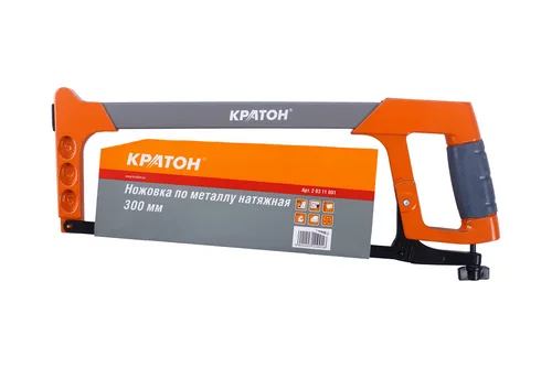 Ножовка Кратон по металлу натяжная 300 мм