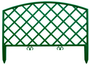 Забор декоративный  PALISAD "Сетка" зеленый  24х320 см, 