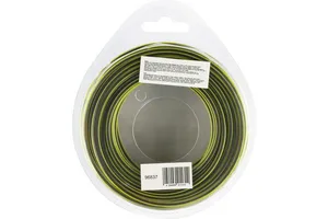 Леска триммерная DENZEL  двухкомпонентная 2,0х15м, квадрат